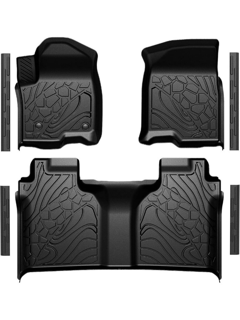 Custom Fit Floor Mats for 2019-2026 Silverado & Sierra 1500 | All-Weather